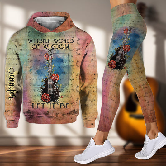 Whisper Words Of Wisdom - Personalized Hippie Hoodie and Leggings