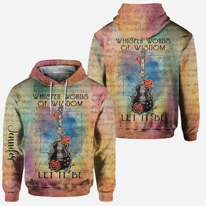 Whisper Words Of Wisdom - Personalized Hippie Hoodie and Leggings