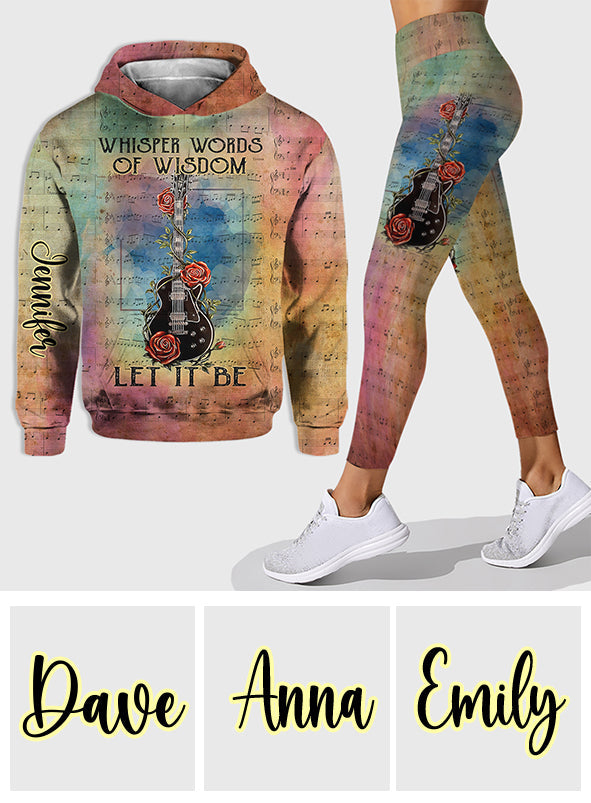 Whisper Words Of Wisdom - Personalized Hippie Hoodie and Leggings