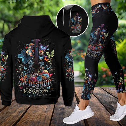 Whisper Words Of Wisdom - Personalized Hippie Hoodie and Leggings