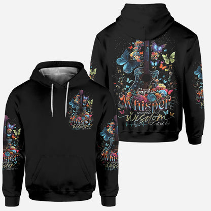 Whisper Words Of Wisdom - Personalized Hippie Hoodie and Leggings