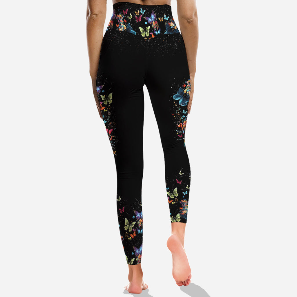 Whisper Words Of Wisdom - Personalized Hippie Hoodie and Leggings