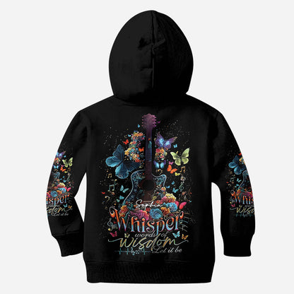 Whisper Words Of Wisdom - Personalized Hippie Hoodie and Leggings