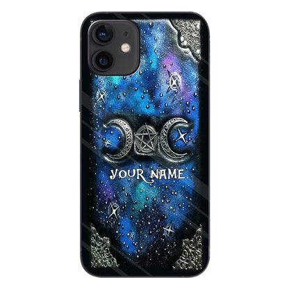 Tripple Moon Silver - Personalized Witch Phone Case