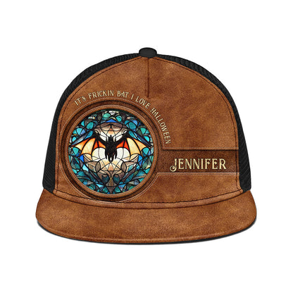 It's Frickin' Bat I Love Halloween - Personalized Witch Trucker Hat