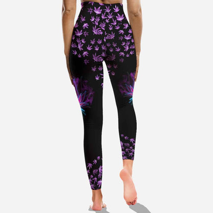 I'm A Little High Maintenance - Weed Cross Tank Top and Leggings