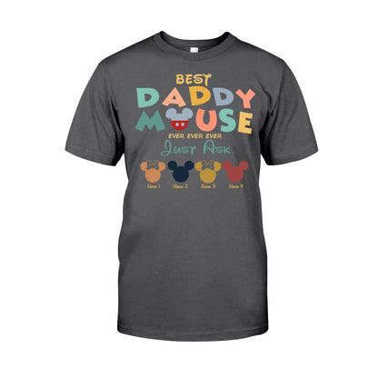 Best Daddy Ever - Personalized Father's Day Mouse T-shirt and Hoodie