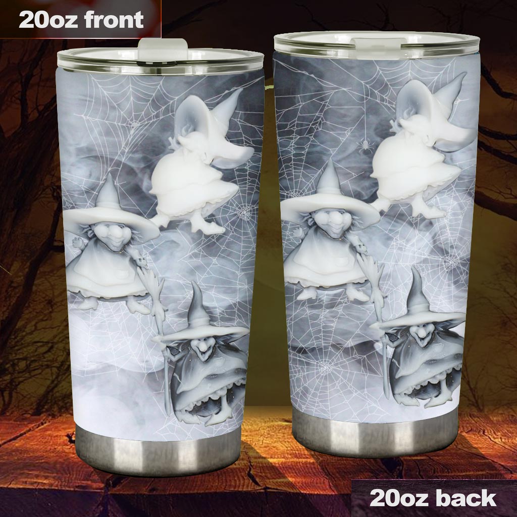 Three Little Witches Tumbler With 3D Pattern Print