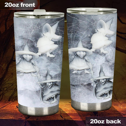 Three Little Witches Tumbler With 3D Pattern Print