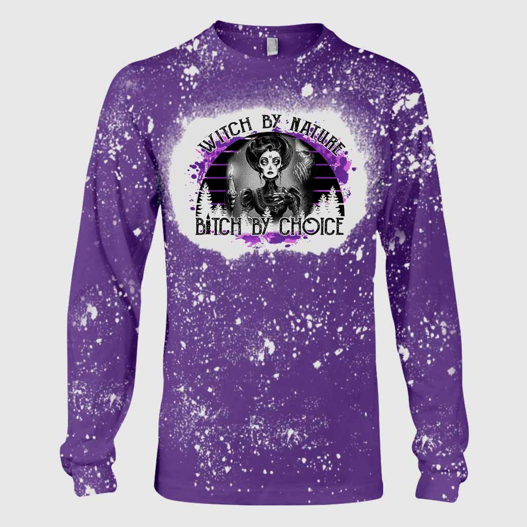 Witch By Nature Dark - Handmade Bleached Shirts