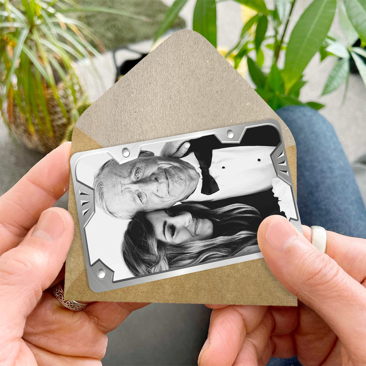 To My Dad - Personalized Father Wallet Insert Card