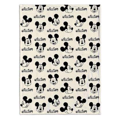 Lovely Mouse Ears - Personalized Mouse Blanket