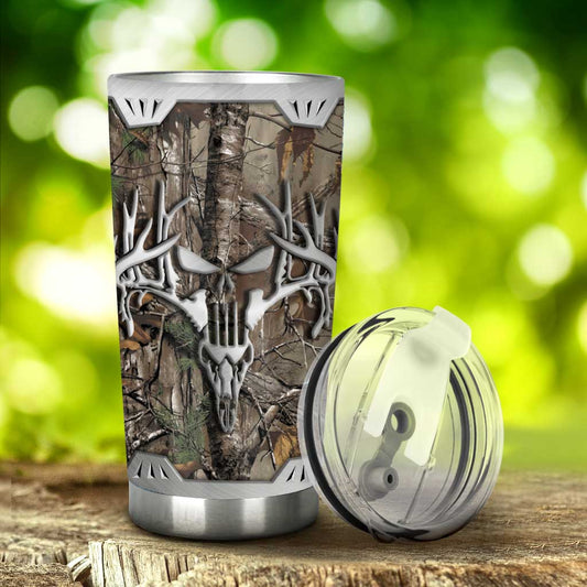 Hunting Metal Printed Tumbler