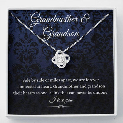 Grandmother & Grandson Gift For Grandma Gift For Grandson - Grandma Love Knot Necklace 0921