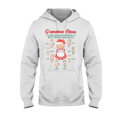 Grandma Claus - Personalized Christmas Grandma T-shirt and Hoodie