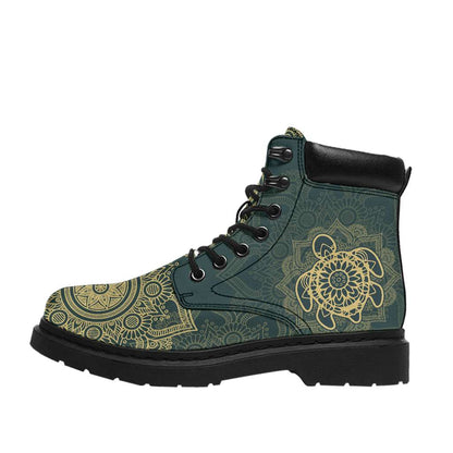 Sea Turtle Mandala Turtle All Season Boots 0622