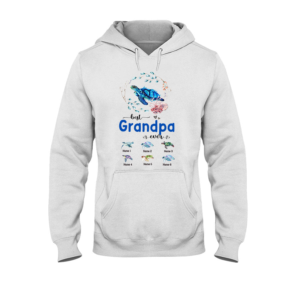 Best Nana Ever - Turtle gift for grandma, grandpa, mom, dad, uncle, aunt - Personalized T-shirt And Hoodie