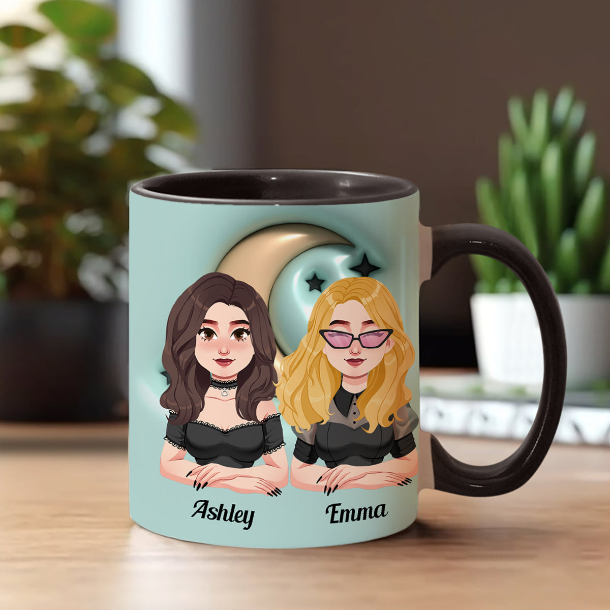 We’re Not Sugar & Spice & Everything Nice We’re Sage & Hood - Personalized Witch Accent Mug