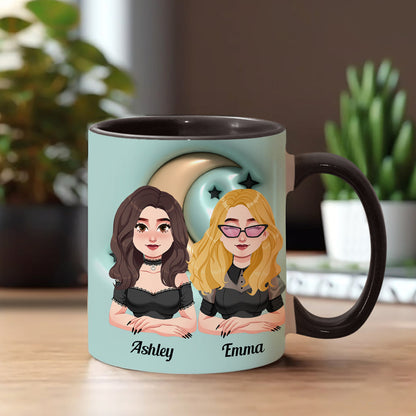 We’re Not Sugar & Spice & Everything Nice We’re Sage & Hood - Personalized Witch Accent Mug