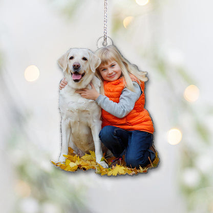 Cute Dogs - Personalized Dog Transparent Ornament