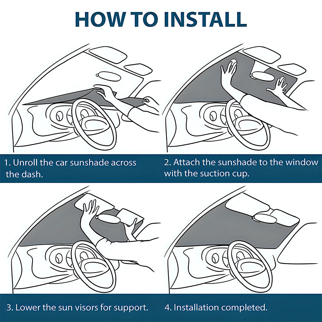 Buckle Up Buttercup - Personalized Witch Car Sunshade