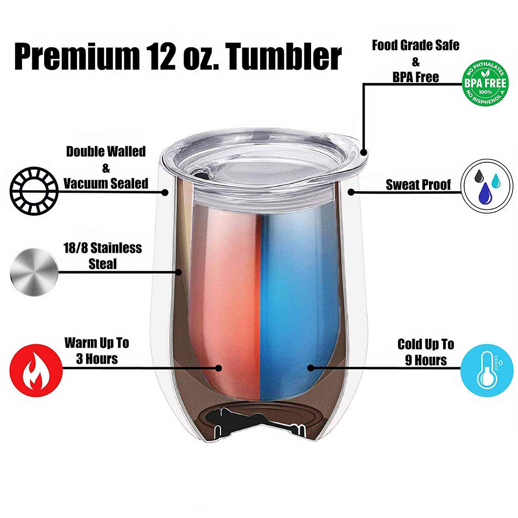 Our Friendship - Personalized Bestie Wine Tumbler
