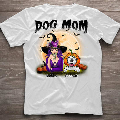Dog Mom - Personalized Witch T-shirt & Hoodie