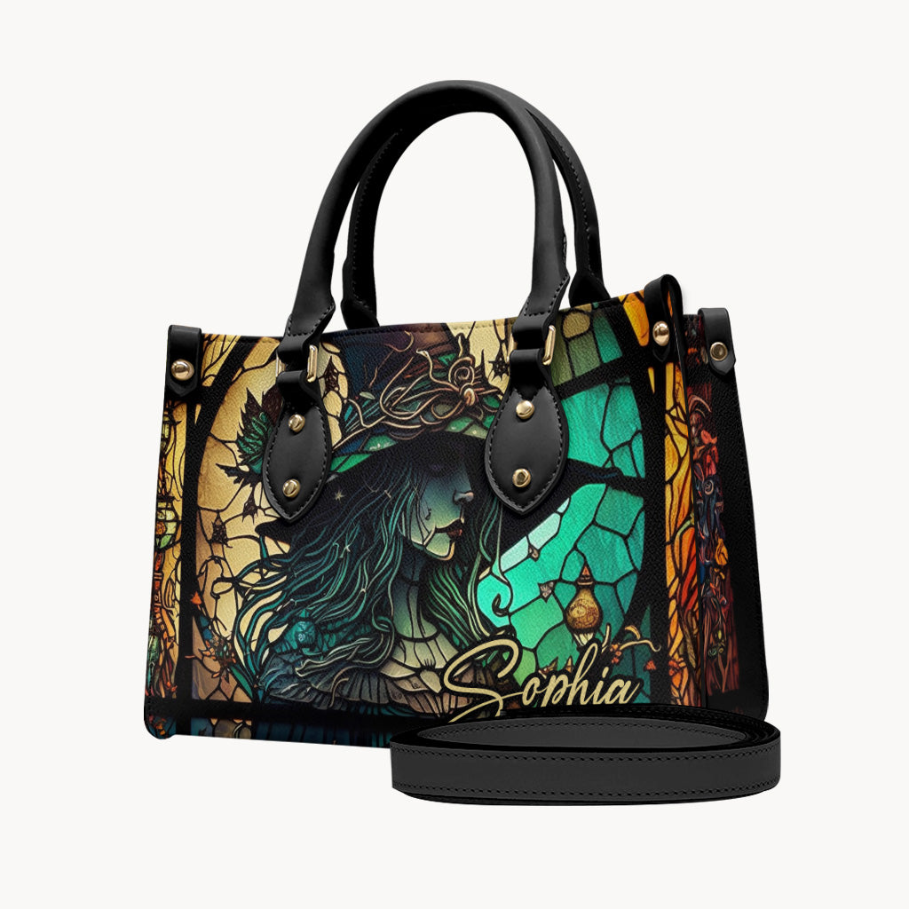 Mysterious Witch - Personalized Witch Leather Handbag