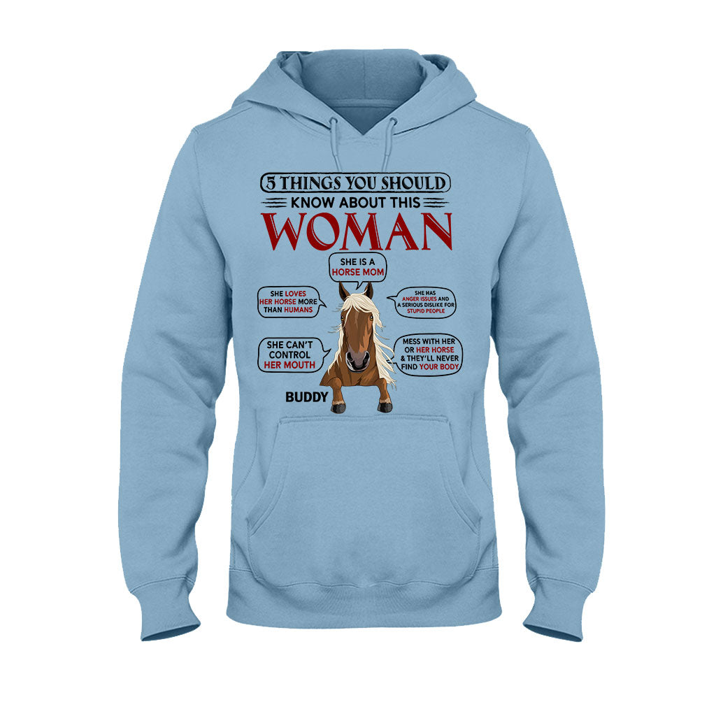 Horse Mom - Personalized Horse T-shirt & Hoodie