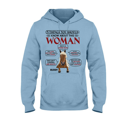 Horse Mom - Personalized Horse T-shirt & Hoodie