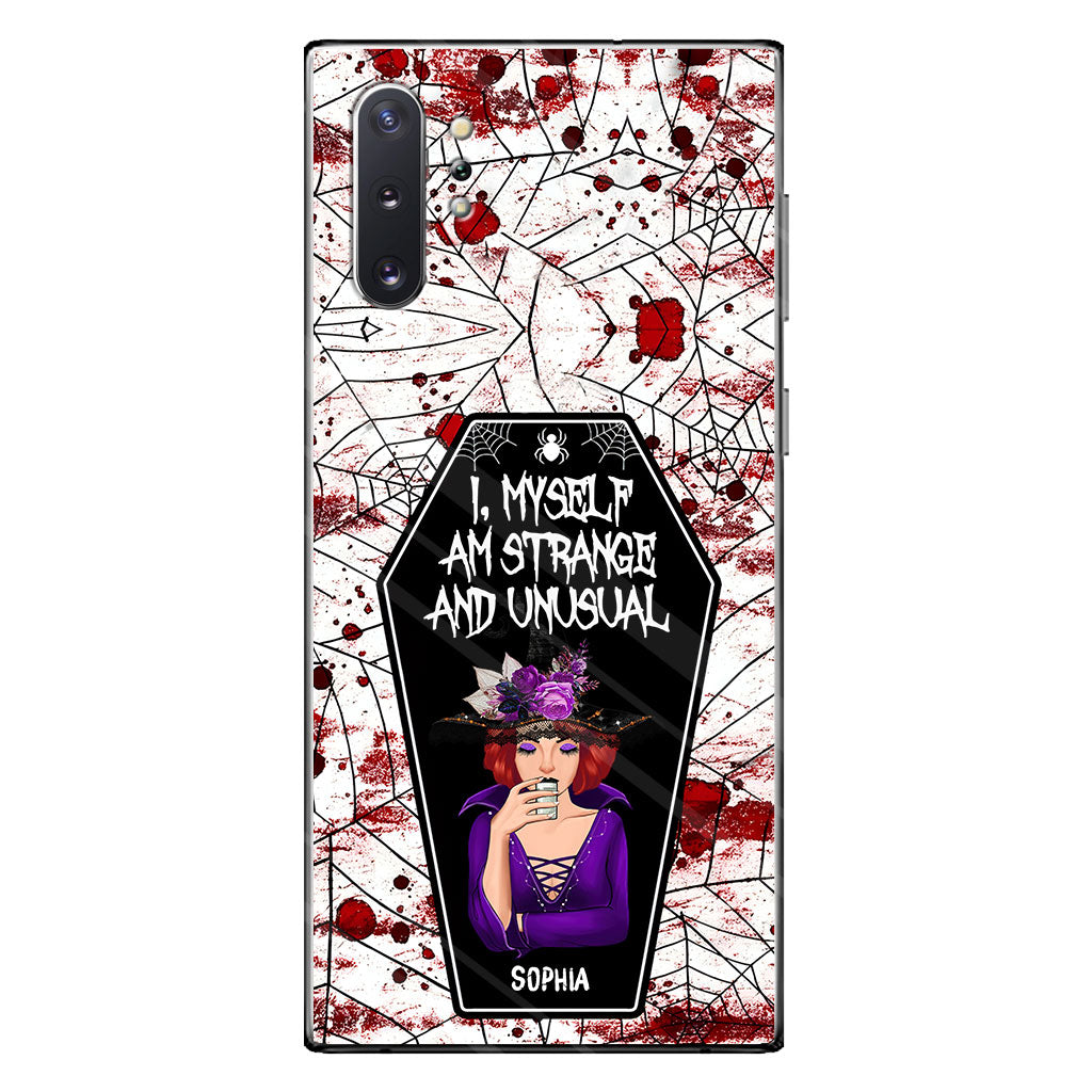 I Myself Am Strange and Unusual - Personalized Witch Phone Case