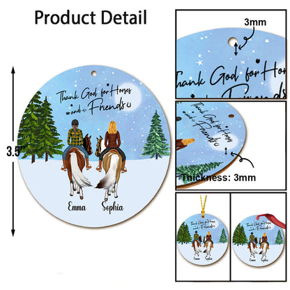 Riding Partner For Life - Personalized Horse Ornament