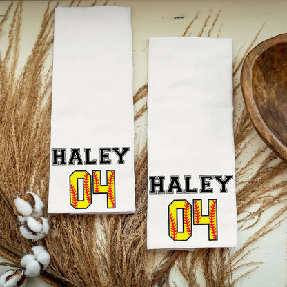 Softball - Personalized Softball Towel