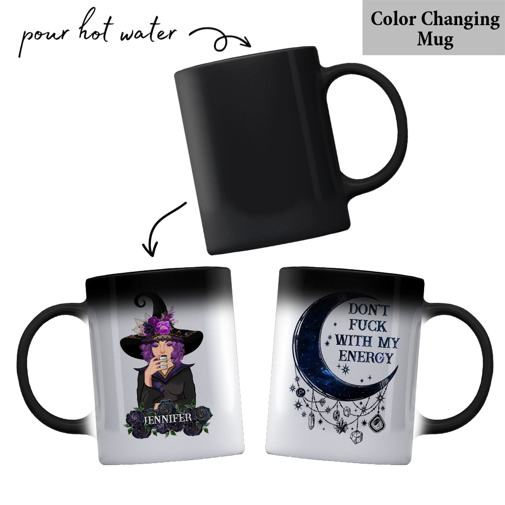 Don't F With My Energy - Personalized Witch Mug