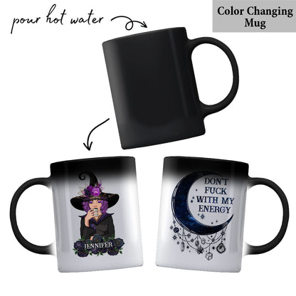 Don't F With My Energy - Personalized Witch Mug