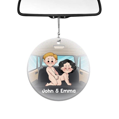 Drive Safe - Personalized Couple Car Ornament