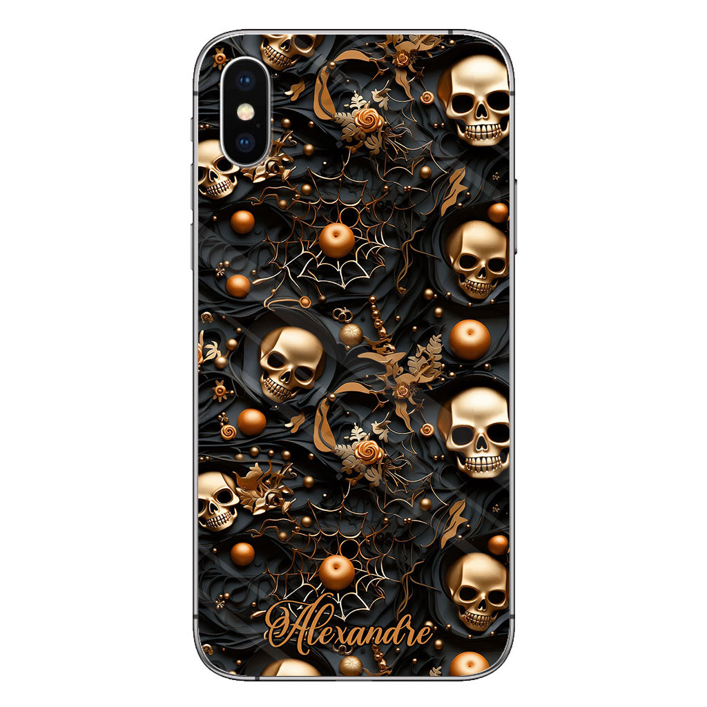 Gold Skull - Personalized Skull Phone Case