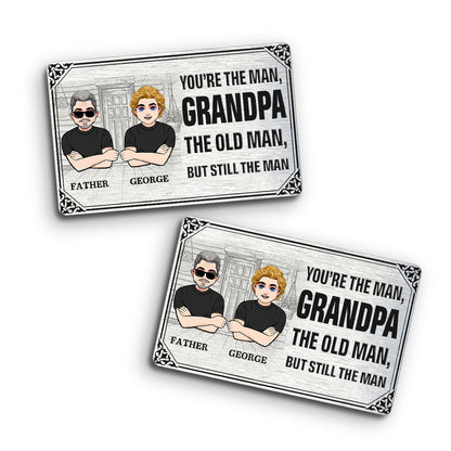 You're The Man - Gift for dad, grandpa, uncle, husband - Personalized Wallet Insert Card