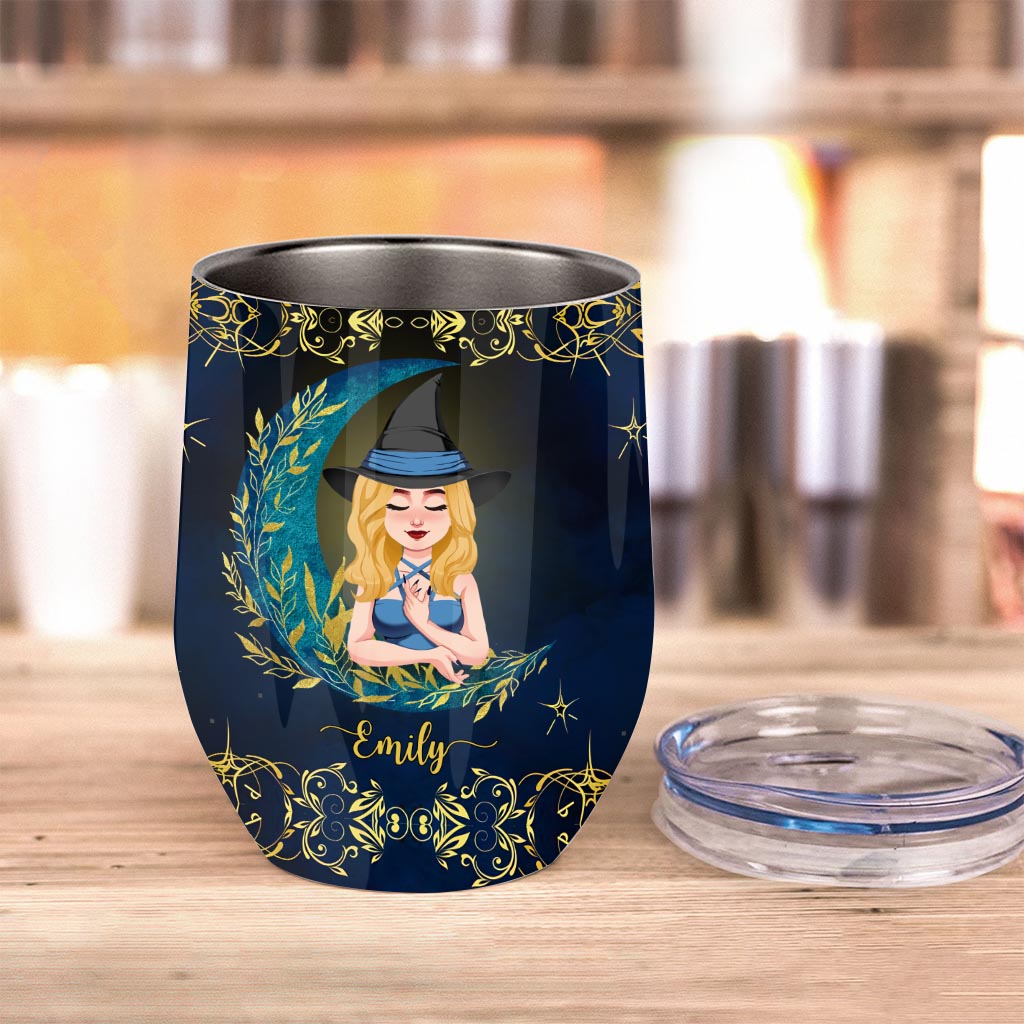 Don't F With My Energy - Personalized Witch Wine Tumbler