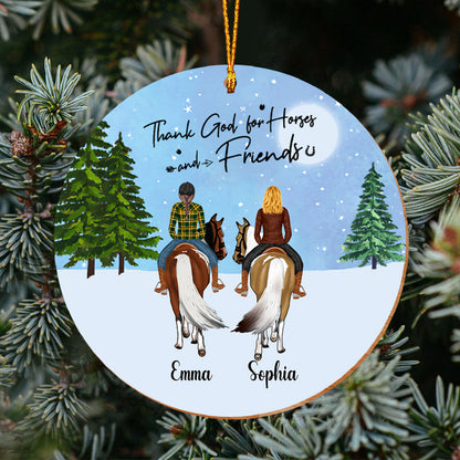 Riding Partner For Life - Personalized Horse Ornament