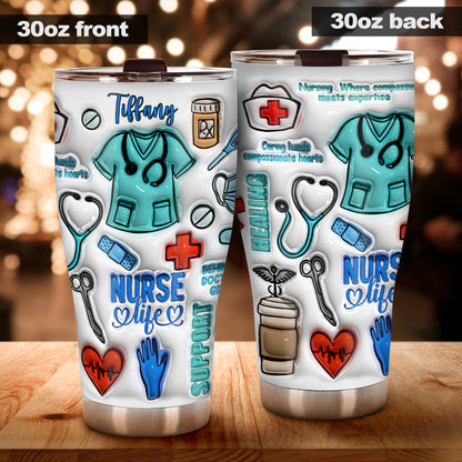 Nurse Life - Personalized Nurse Tumbler