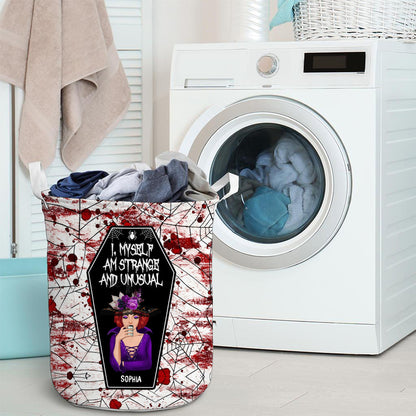 I Myself Am Strange and Unusual - Personalized Witch Storage Basket