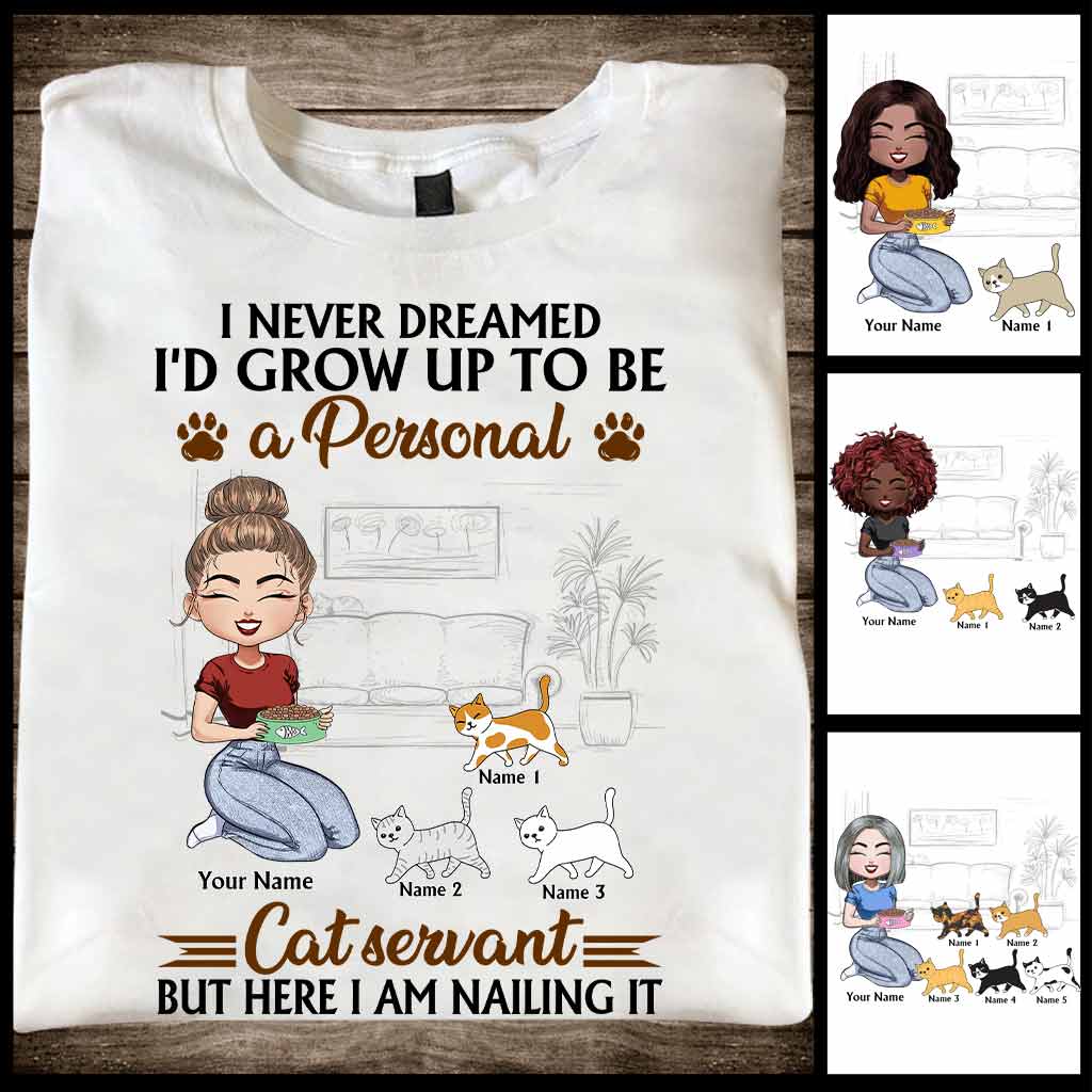 Personal Cat Servant - Personalized T-shirt and Hoodie