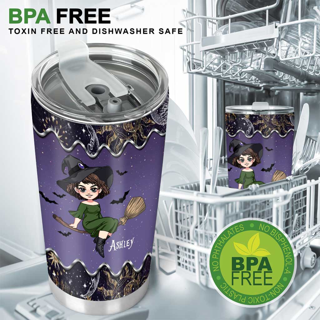 Buckle Up Buttercup - Personalized Witch Tumbler