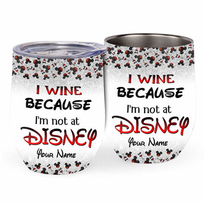 I Wine - Personalized Mouse Wine Tumbler