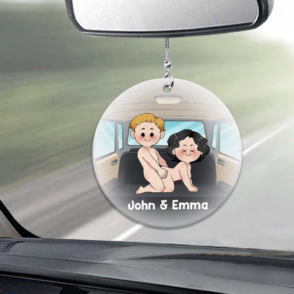 Drive Safe - Personalized Couple Car Ornament