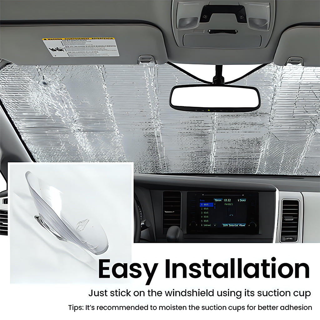 My Broom Broke - Personalized Witch Car Sunshade