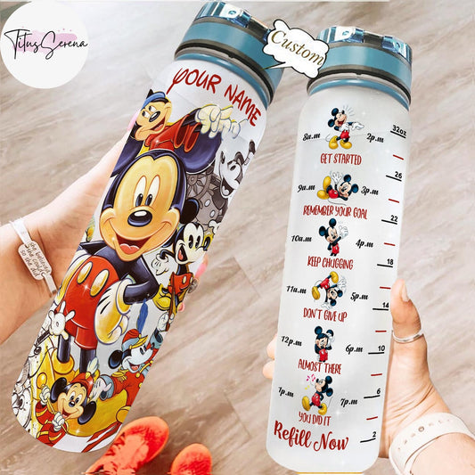 Love Mouse - Personalized Mouse Water Tracker Bottle 0823
