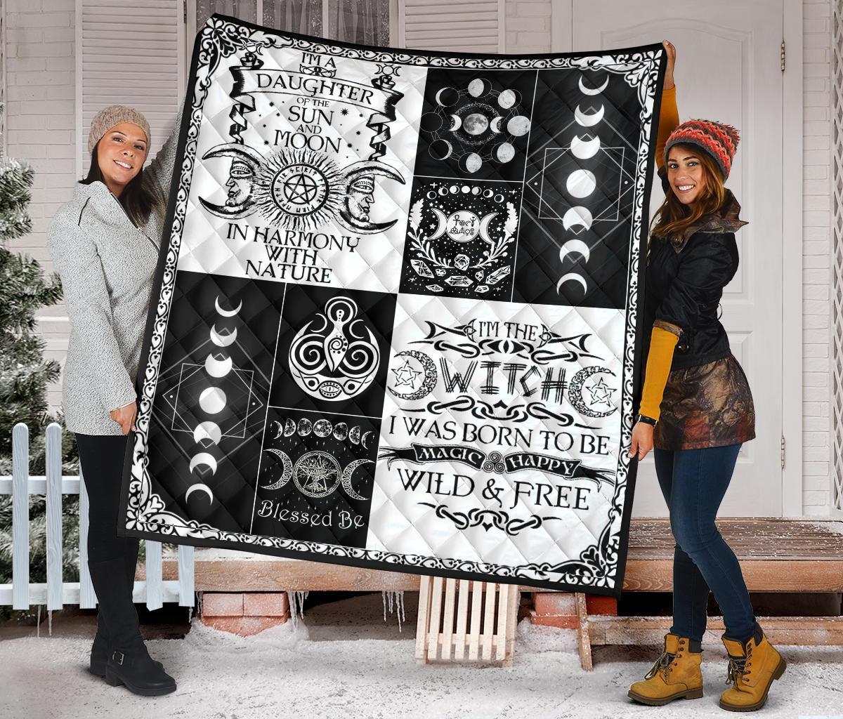 Daughter Of The Sun And Moon - Witch Quilt 0822