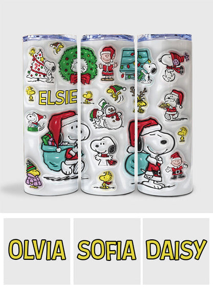 Best Friends - Personalized Skinny Tumbler
